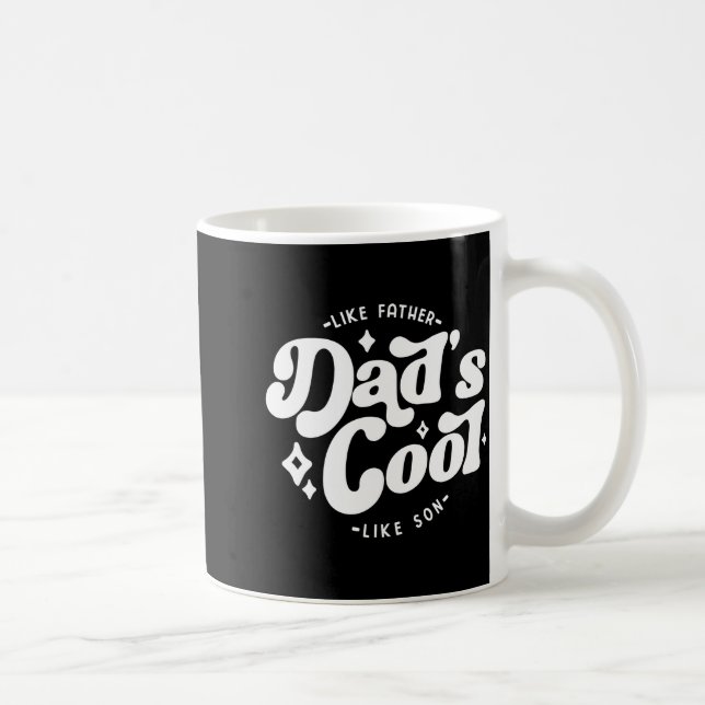 Caneca De Café Dads Cool Funny Dad Matches Sons Cooler  (Direita)