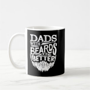 Caneca De Café Dads With Beards Are Better Father's Day Funny