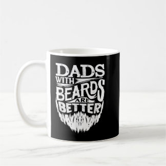 Caneca De Café Dads With Beards Are Better Father's Day Funny