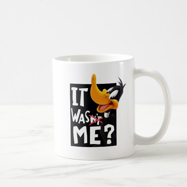 Caneca De Café DAFFY DUCK™ - Não fui eu / fui eu (Direita)