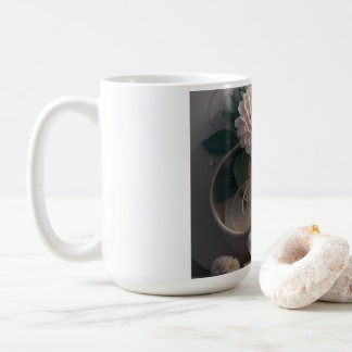 Caneca De Café Dahlia Ballet Bloom Design Artístico Floral