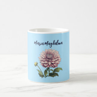 Caneca De Café Dahlia Illustration