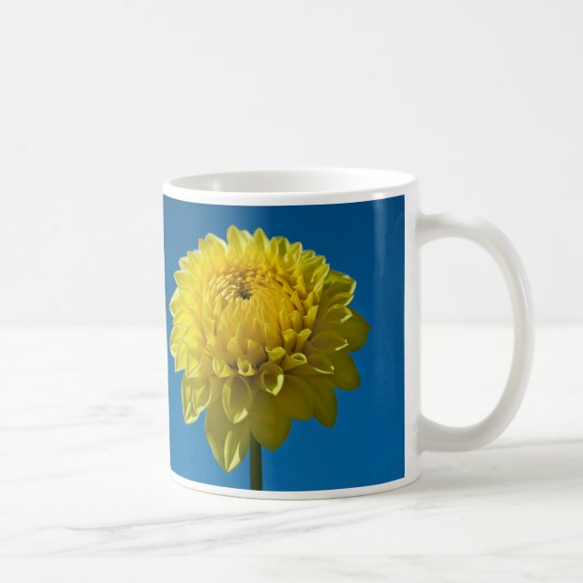 Caneca De Café Dahlia Mug Amarelo (Direita)