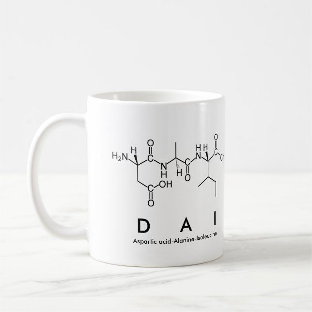 Caneca De Café Dai peptide (Esquerda)