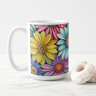 Caneca De Café Daisy Blossoms Café Mug