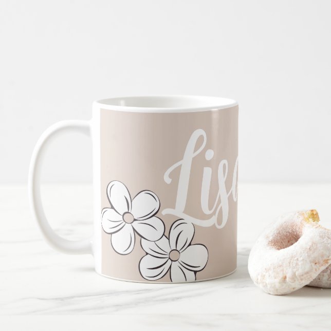 Caneca De Café Daisy Bridesmaid Coffee Mug (Com Donut)