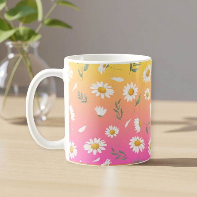 Caneca De Café Daisy ceramic mug , Daisy coffee cups  (Criador carregado)