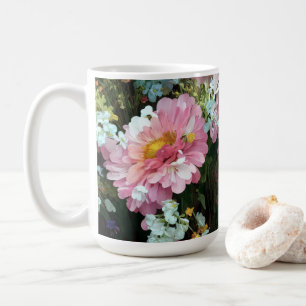 Caneca De Café Daisy em rosa