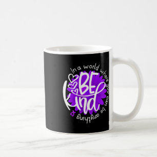 Caneca De Café Daisy Flower Seja Kind Purple Overdose Sensibence