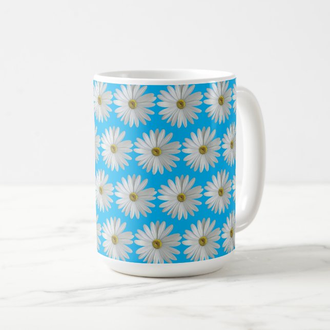 Caneca De Café Daisy Flowers Daisy Flower (Frente Esquerda)