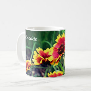 Caneca De Café Daisy Flowers Personalizadas