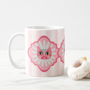 Caneca De Café Daisy Gatinho Face Purr-fect