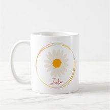 Daisy Mug Gift Personalizado