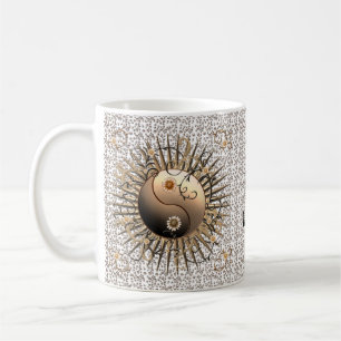 Caneca De Café Daisy Yin Yang