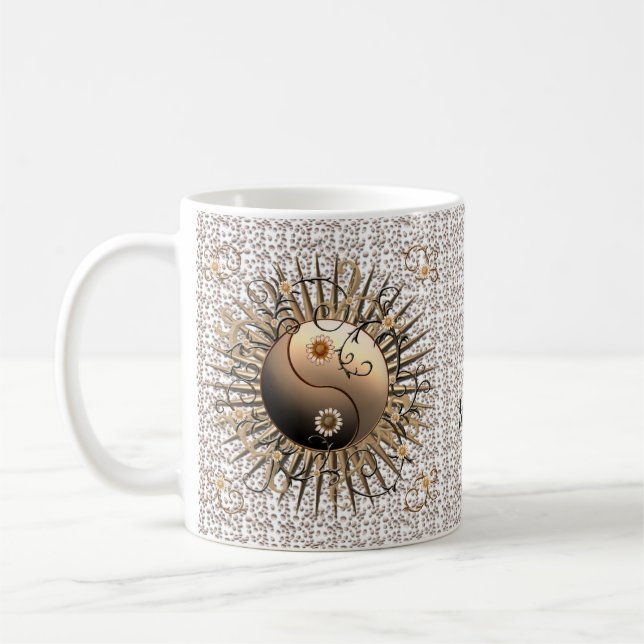 Caneca De Café Daisy Yin Yang (Esquerda)