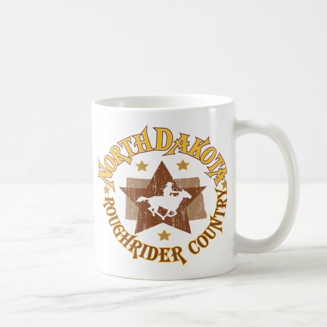 Caneca De Café Dakota do Norte (Direita)