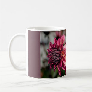Caneca De Café Dália Rosa – Fotografia de Arte Fina