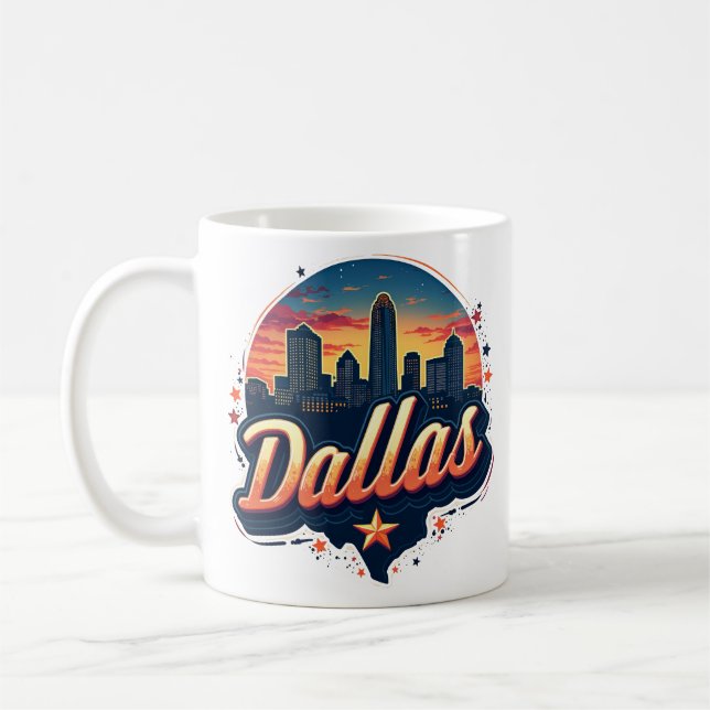 Caneca De Café Dallas (Esquerda)