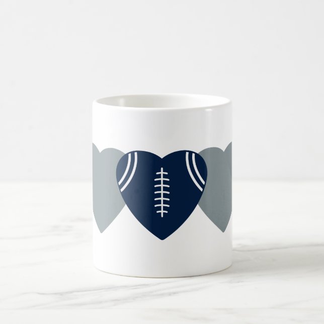 Caneca De Café Dallas Cowboys Futebol Heart Design (Centro)