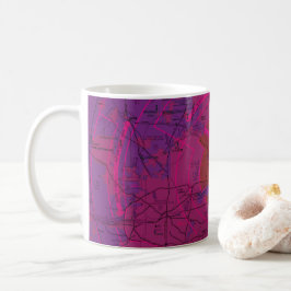 Caneca De Café Dallas - Ft Gráfico de Flyway do Worth