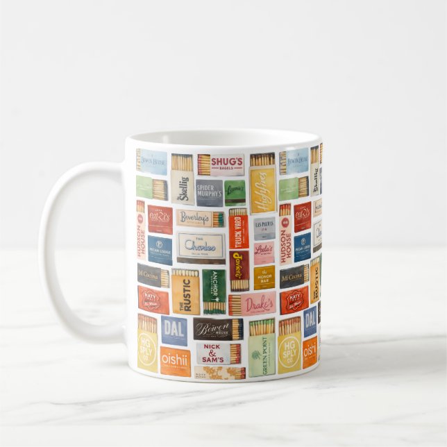 Caneca De Café Dallas Matchbook Mug (Esquerda)