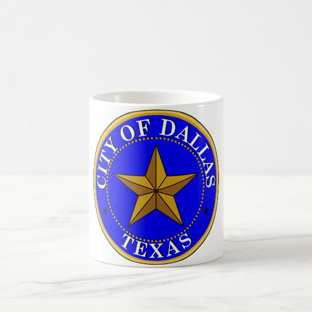 Caneca De Café Dallas Seal (Centro)