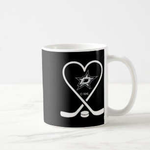 Caneca De Café Dallas Stars Palitos de São Valentim Verde Nhl Ofi