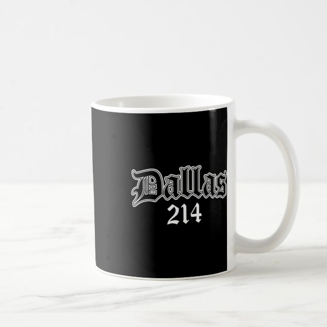 Caneca De Café Dallas Texas 214 (Direita)