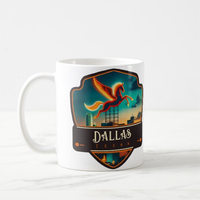 Caneca De Café Dallas, Texas | Antigo (Esquerda)