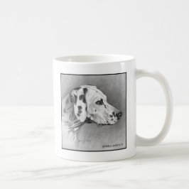 Caneca De Café Dalmaciano Dog Art de Glenda S. Harlan