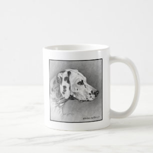 Caneca De Café Dalmaciano Dog Art de Glenda S. Harlan
