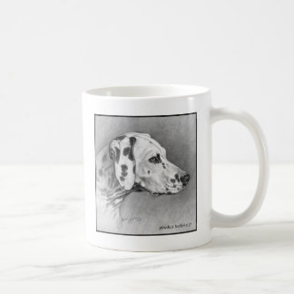 Caneca De Café Dalmaciano Dog Art de Glenda S. Harlan