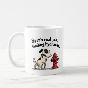 Caneca De Café Dalmata Bombeiro Voluntário Único