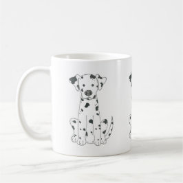 Caneca de café Dalmatian do cão