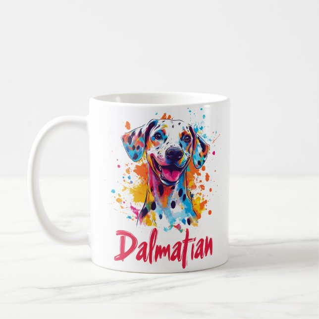 Caneca De Café Dalmatian Dog (Esquerda)