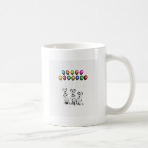 Caneca De Café Dalmatianos Wishing Feliz ano novo 2016