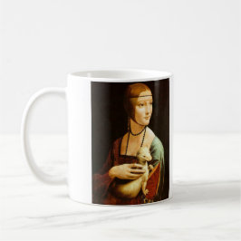 Caneca De Café Dama com Arminho, Leonardo Da Vinci