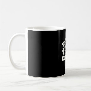 Caneca De Café Dama de Gato Assustador de Halloween_1