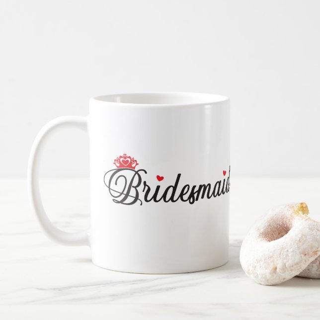 Caneca De Café Dama de honra (Com Donut)