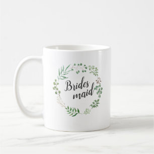 Caneca De Café Dama de honra botânica das hortaliças da