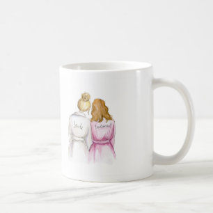 Caneca De Café Dama de honra? Empregada doméstica escura de Bob