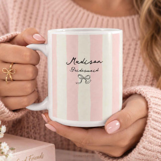 Caneca De Café Dama de honra presente da festa de casamento