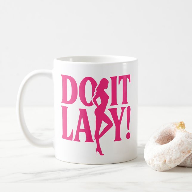 Caneca De Café Dama do Faça - Empoderamento Feminino (Com Donut)