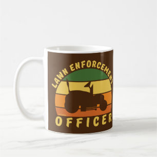 Caneca De Café Dama engraçada de jardinagem do oficial de execuçã