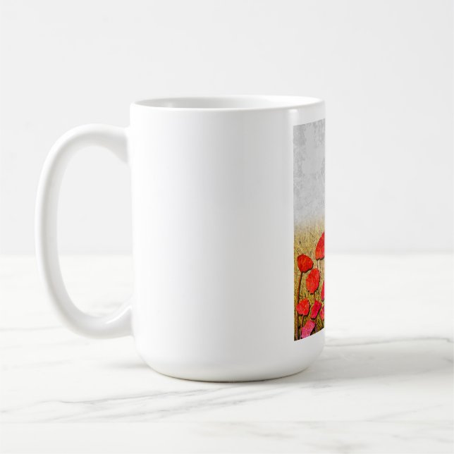 Caneca De Café Dama & Flores (Esquerda)
