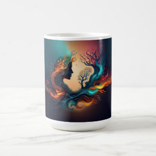Caneca De Café Dama na Árvore