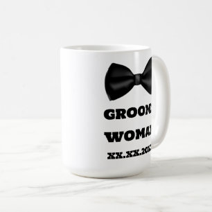 Caneca De Café Damas de Honra Nome da Noiva da Mulher da Noiva Ca