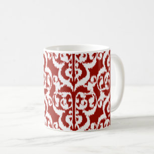 Caneca De Café Damasco do Moorish de Ikat - obscuridade -