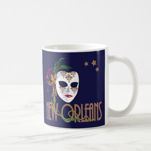 Caneca De Café Damask New Orleans Mug (Direita)