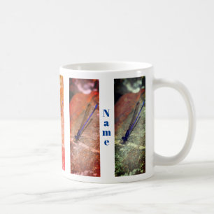 Caneca De Café Damselfly Dragonfly Nature Personalizado